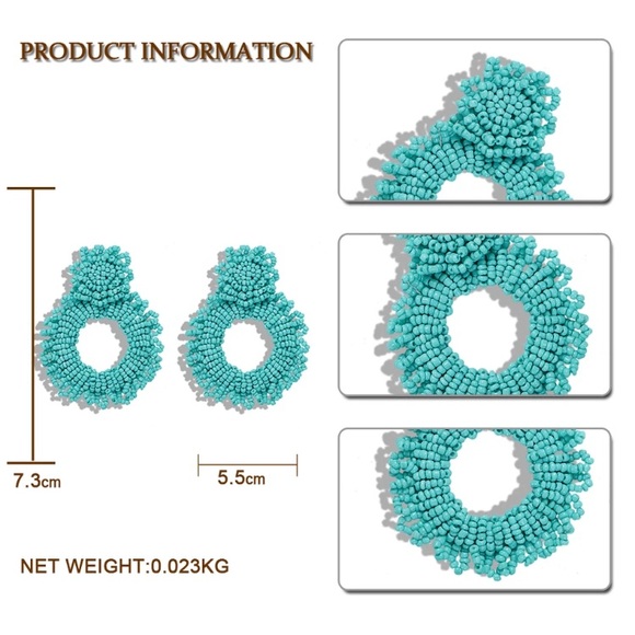 💎NEW! Macie Hoop Earrings!!!🐠🐬 - Picture 4 of 5